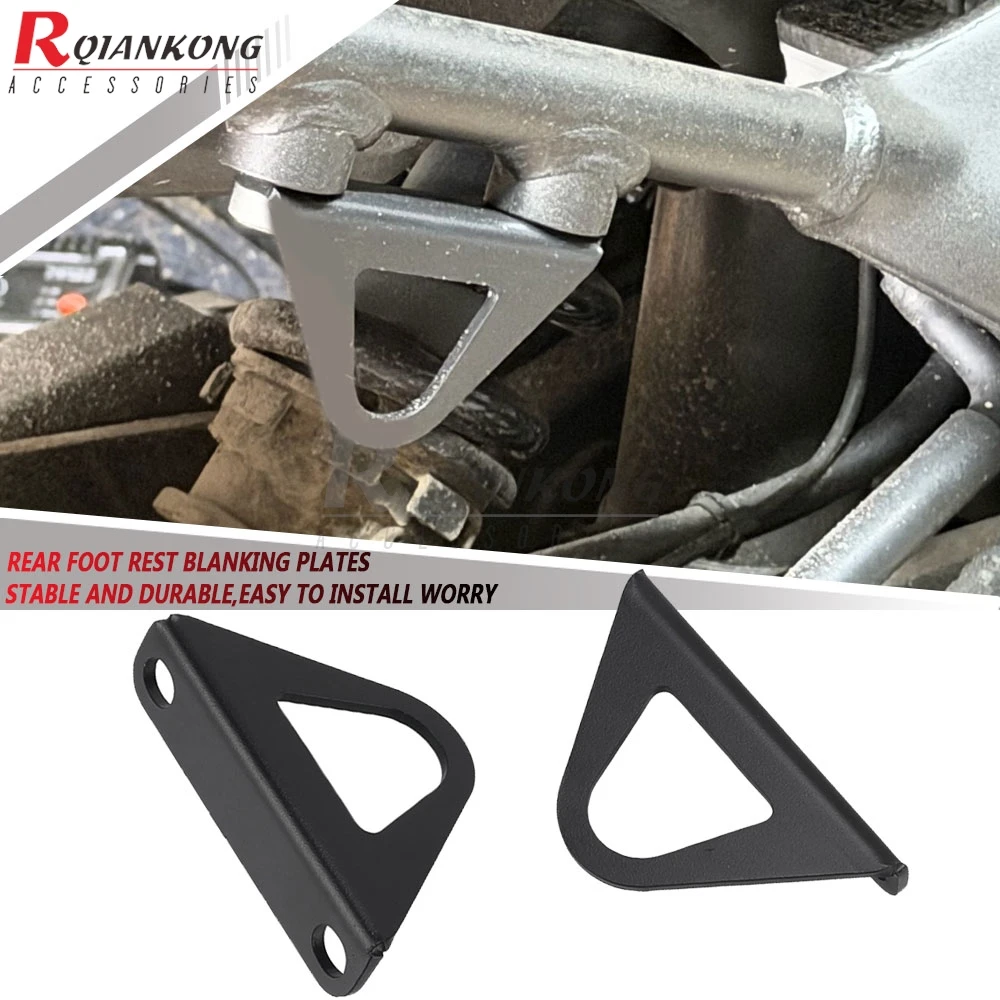 For Ducati Multistrada V4 V4S V4 Rally V4 RS Rear Foot Rest Blanking Plates Motorcycle Racing Hook Footrest 2021 2022 2023 2024
