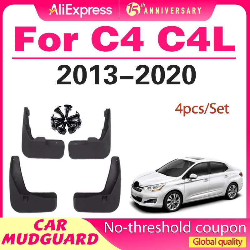 

Car Mudguards For Citroen C4/C4L Sedan 2013~2020 Mud Splash Guards Mudflap Fender Automotive Professional Parts Car Accessories