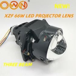 OWN 66W XZF THREE BEAM BI LED PROJECTOR LENS 3