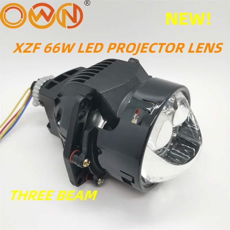 OWN 66W XZF THREE BEAM BI LED PROJECTOR LENS 3