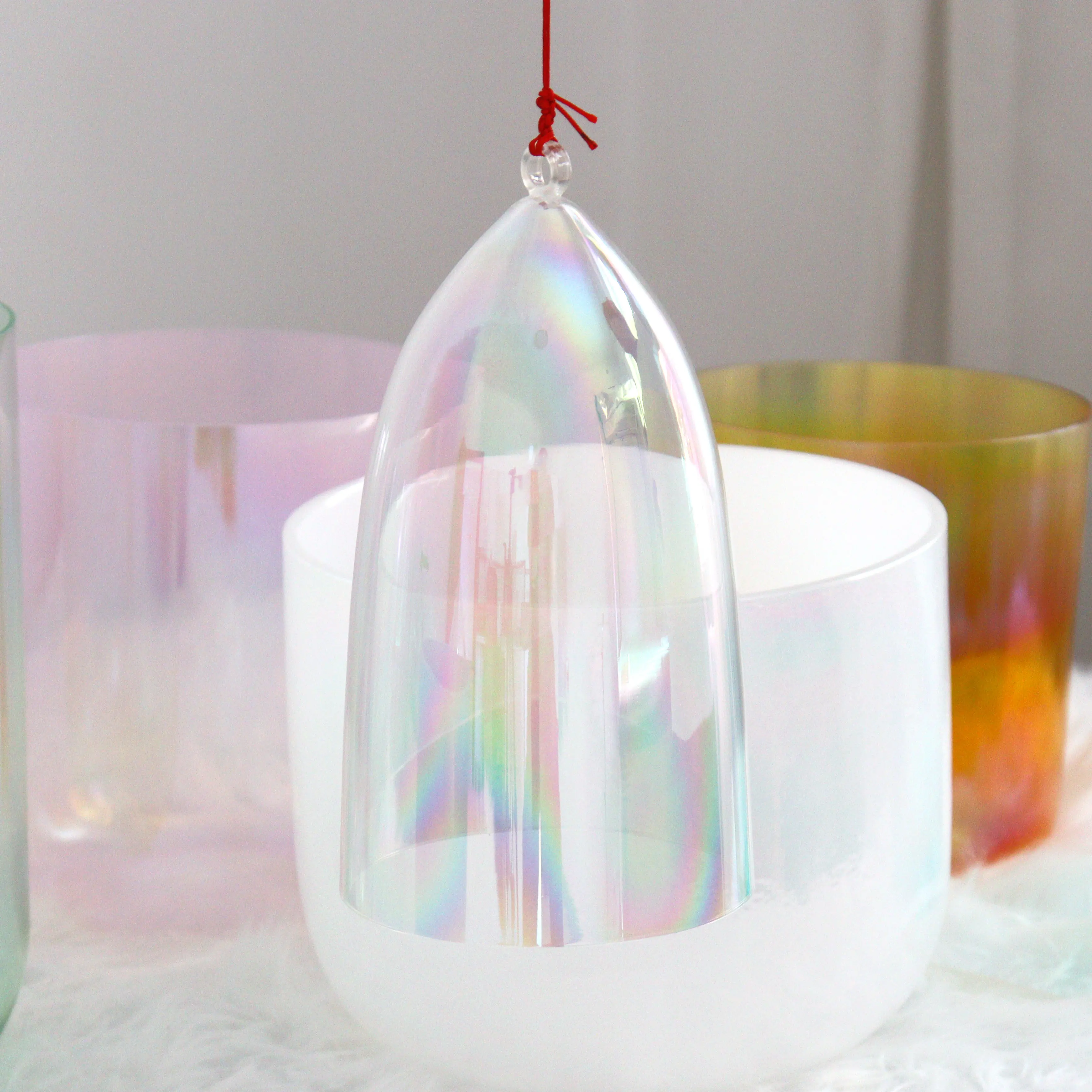 Star Linkup Cosmic‑Light Alchemy Quartz Crystal Singing Bell, Energy Balancing Spiritual Percussion Instrument for Meditation and Vibration Sound Healing