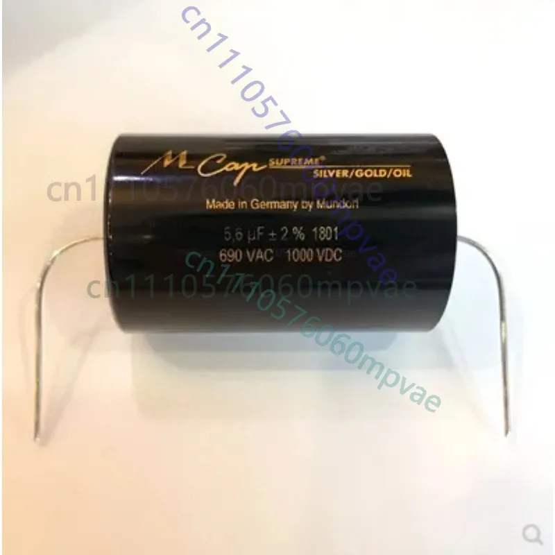

1 шт./лот, оригинальные немецкие конденсаторы Mundorf MCAP SUPREME SILVER/GOLD/OIL 0.01-10 мкФ, пленочные, с золотым/серебряным наполнением, в масляной изоляции.