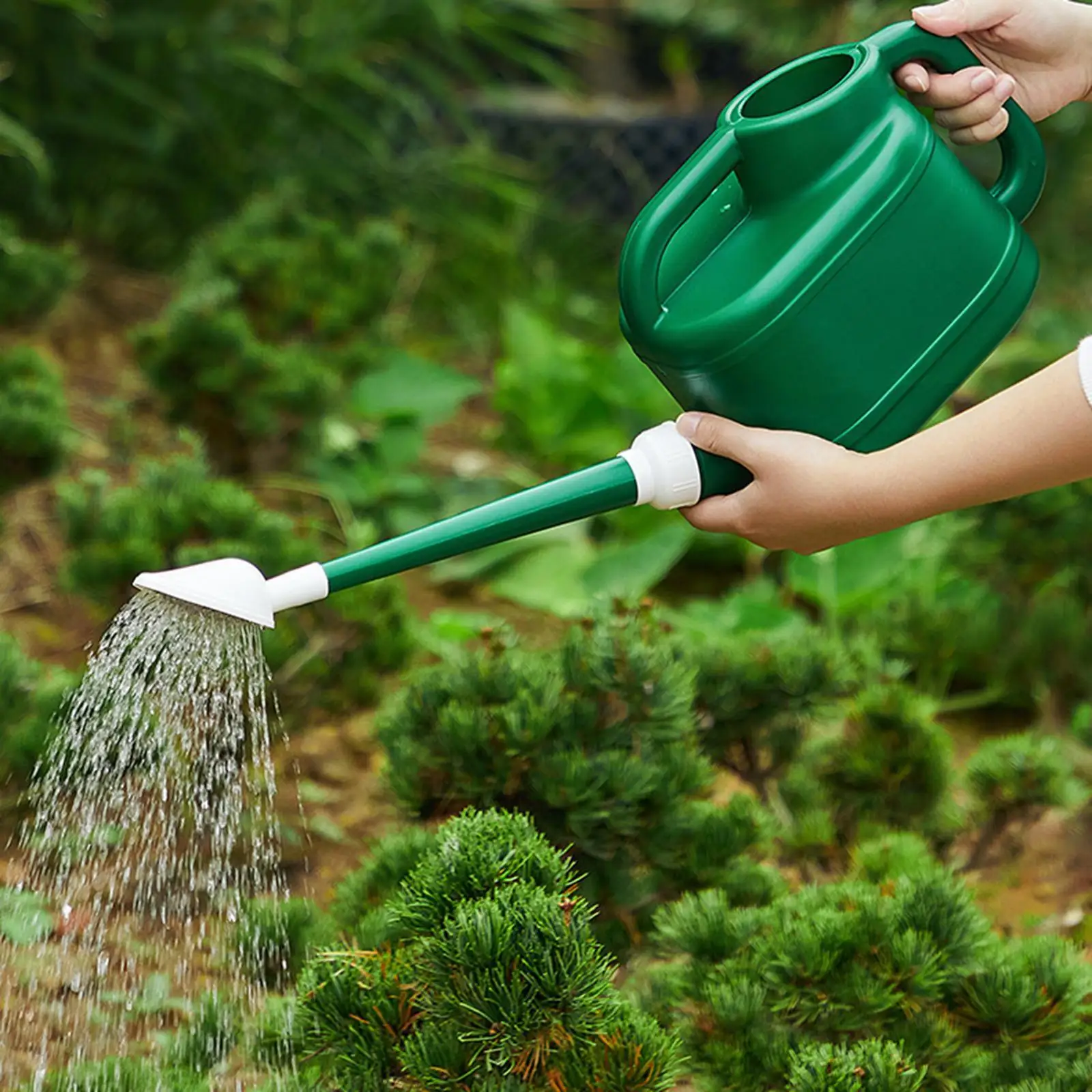 Large Garden Watering Can 4L Long Spout for Indoor gardening Plants Green