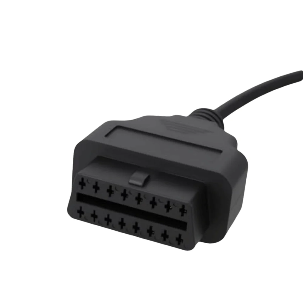 New 6 Pin to 16 Pin OBD2 Adapter Cable Plug and Play ABS Motorcycle ECU Read Cable OBD2 Conversion Cable Fault Code Reading