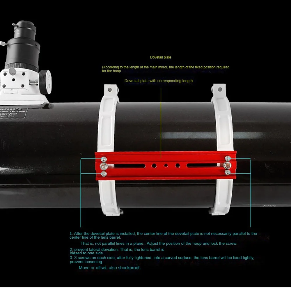 

Быстросъемная пластина-«гусиная шея» 80 мм с четырьмя винтами для экваториального монтирования Xinda Small Black Big Black, аксессуар для позиционирования