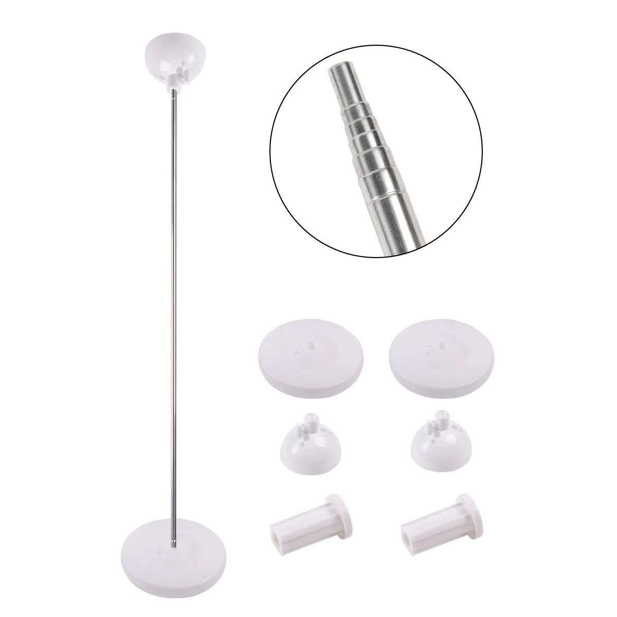 Metal Telescopic Rod Balloon Column Kit Set Adjustable height Balloons Column Stand Balloon Holder Birthday Party Wedding Decor