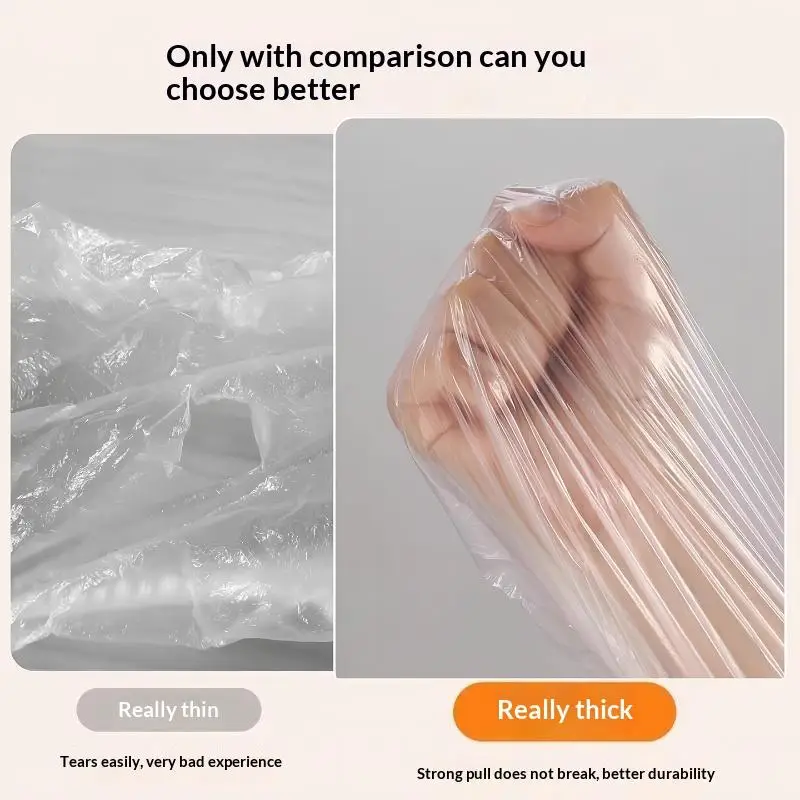 3Pcs Transparent Disposable Bed Dust Cover Waterproof Thick Plastic Furniture Elastic Edges Full Wrap Protector