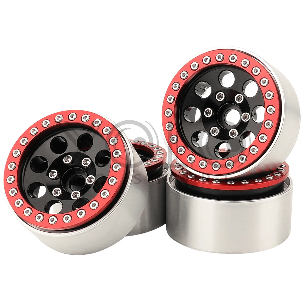 1/10 RC Crawler 1/4Pcs 1.9 Inch Beadlock Wheel Hub Felgi Aluminium Alloy dla TRX4 TRX6 Axial SCX10 III AXI03007 GRT EX86190