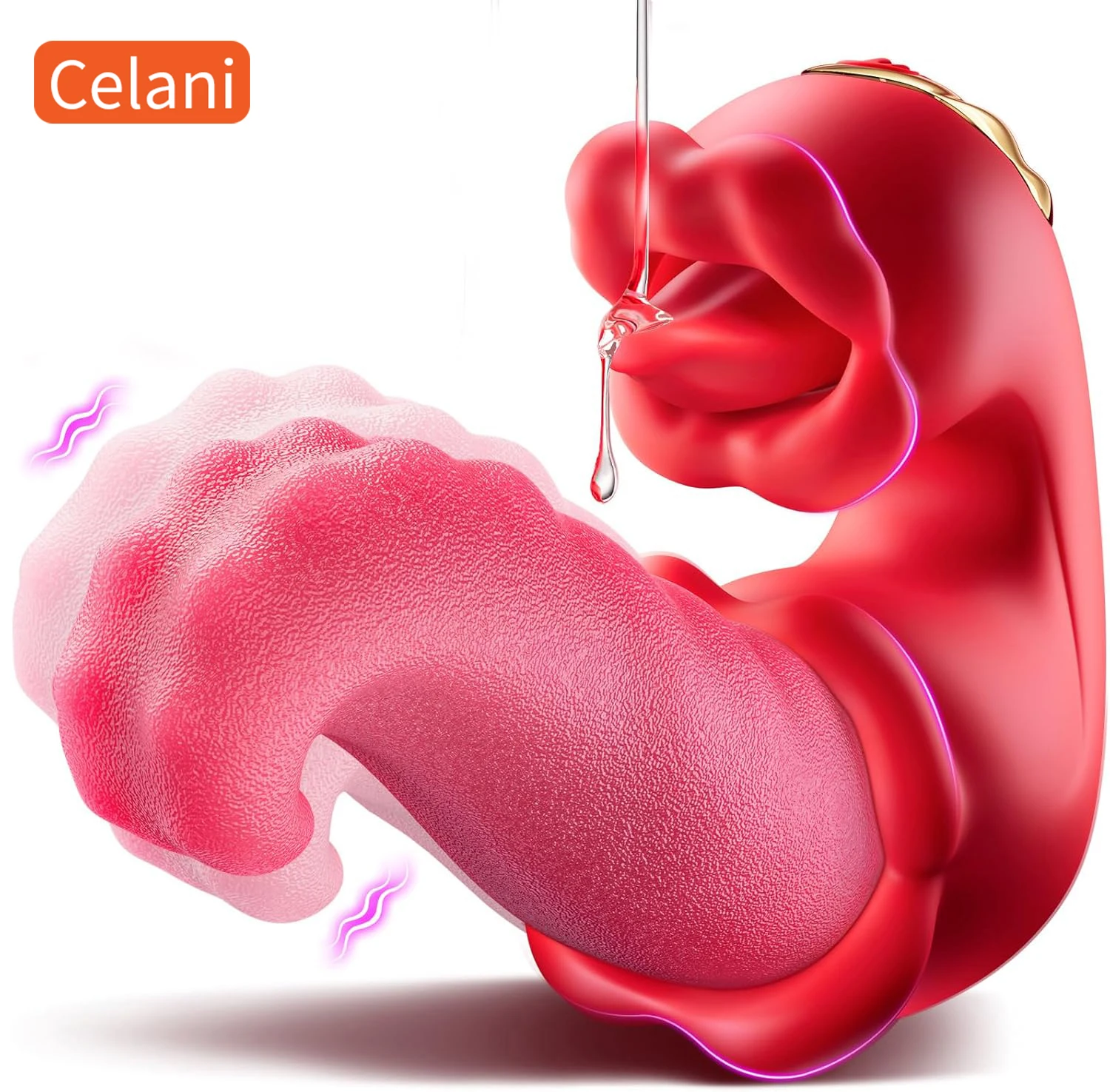 Vibrador de lengua oscilante 3 en 1 para mujeres, 10 modos de vibración, pezón, estimulador del clítoris, masturbador femenino, Juguetes sexuales orales para adultos