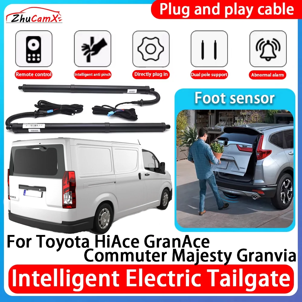 

Car Power Trunk Electric Suction Tailgate Intelligent Tail Gate Lift Strut For Toyota HiAce GranAce Commuter Majesty Granvia