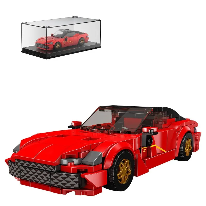 MOC Sport Speed Car Hypercar Building Blocks City Vehicle Model Kit DIY Assembly Toys Bricks Christmas Gift for Kids Adults