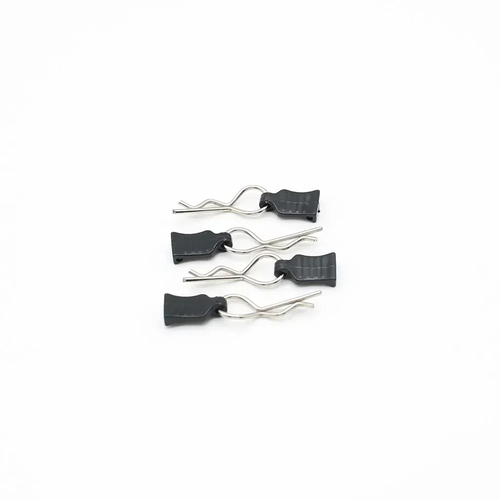 

4Pcs Metal R-type Car Shell Body Fixed Clips Pin with Tab for Axial SCX10 TRX-4 MJX Hyper Go 1/10 1/14 RC Car Parts