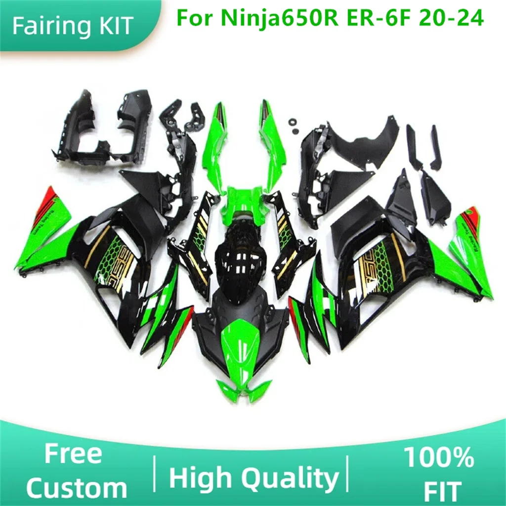 

For Kawasaki NINJA 650R ER6F 20 21 22 23 24 2020 2021 2022-2024 High Quality Motorcycle New ABS Plastic Fairing kit Free Custom