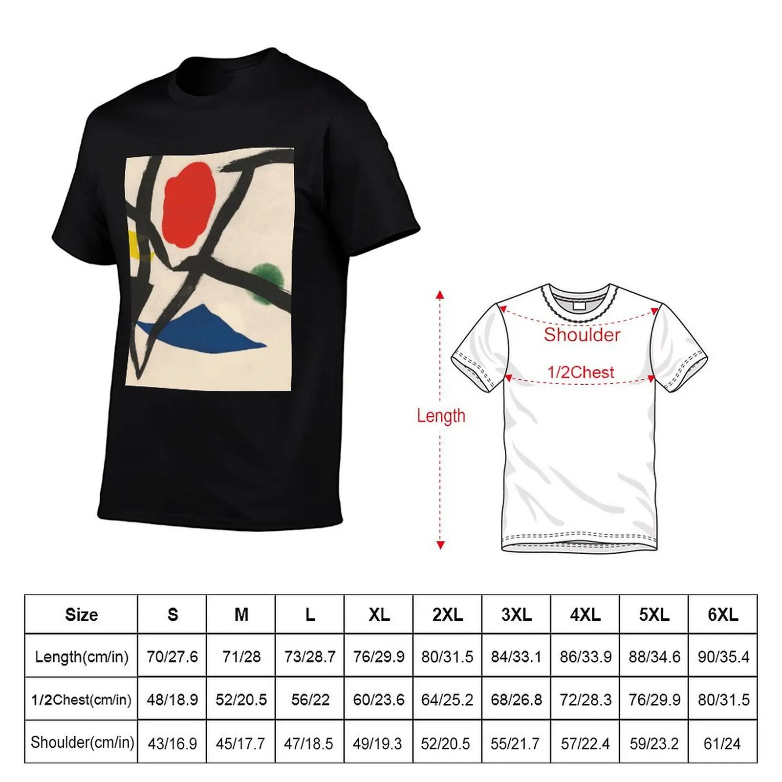Joan Miro Cantic del Sol T-Shirt mens graphic t shirts anime t shirts oversize t shirts for man graphic tees T-Shirt