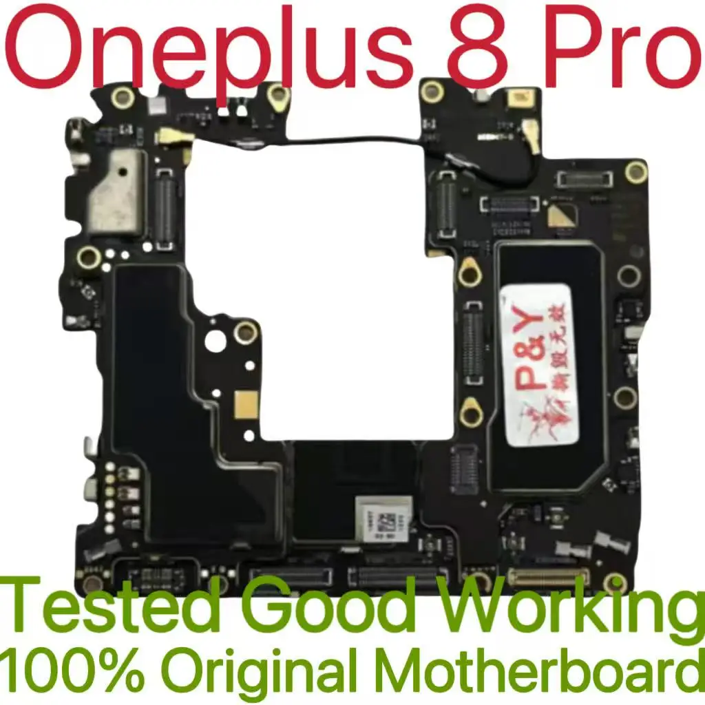 Globale versie origineel ontgrendeld moederbord voor Oneplus 8 Pro, geteste printplaat, hoofdlogica-bord voor Oneplus 8 Pro