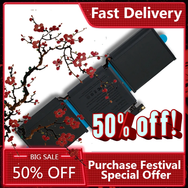 

【Fast Delivery】A2171 Laptop Battery For Apple MacBook Pro Retina 13.3'' A2159 For Macbook 13 '' A2289 A2338