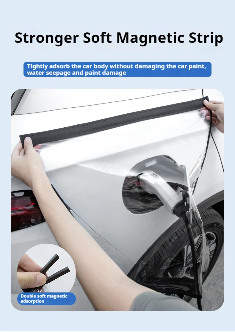 EV Car Charging Cable Storage Carry Bag For Ford Mustang Mach-E 2021-2022 2023 Charger Plugs Sockets Waterproof Fire Retardant