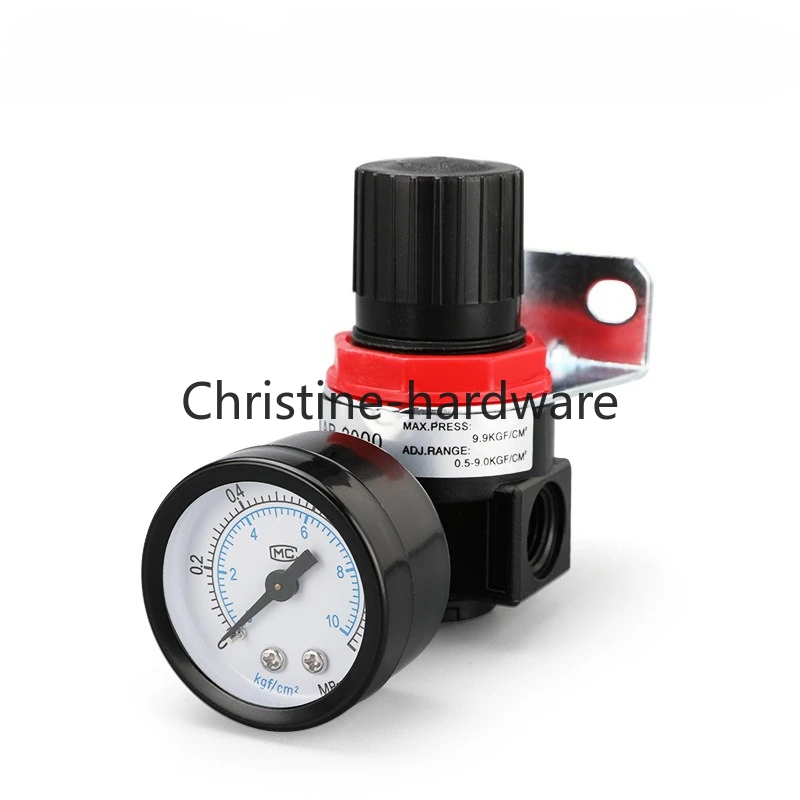 AR2000 G1/4'' Air Control Compressor Pressure Relief Regulator Valve with Fitting