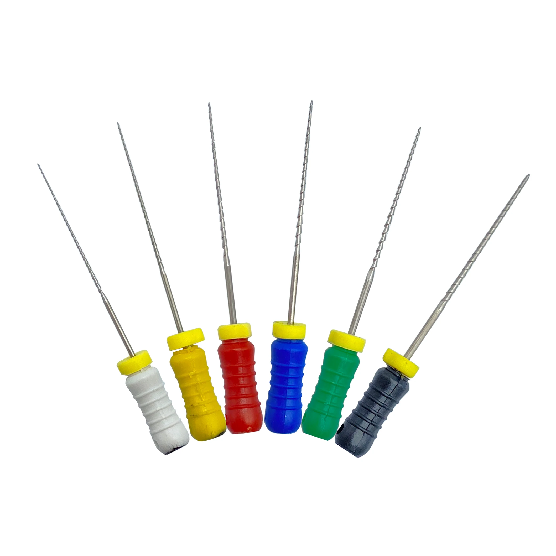 10Pack WELLCK Dental Hand Use H Files 21cm 25mm 31mm Stainless Steel Endodontic Root Canal File Dental Dentistry Treatment Tools