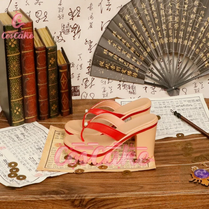 Genshin Impact Cos Raiden Ei Cosplay Anime Game Character Shoes