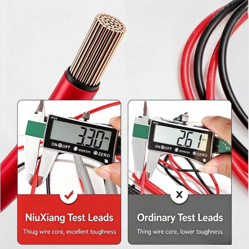 10/20A  Multimeter Test Heads Needle Pin Digital Multi Meter Head Wire Pen Cable Kit Multimeter Voltmeter Tester