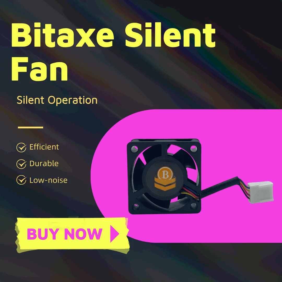 

Бесшумный вентилятор Bitaxe 601 для ASIC Miner, малошумный охлаждающий вентилятор, эффективное рассеивание тепла, прочная и стабильная производительность