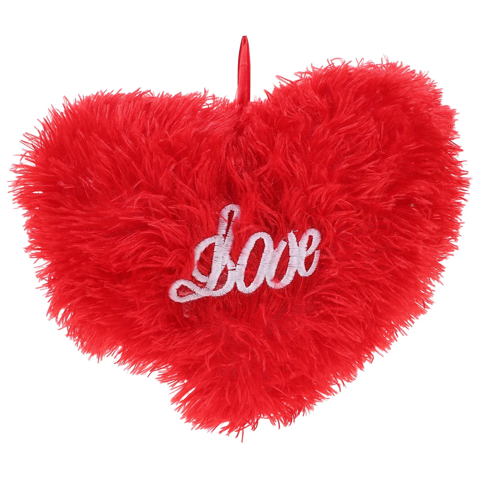 

Heart-Shaped Red Soft PP Cotton Throw Pillow Back Cushion for Sofa Coffee Shop Car Valentine's Birthday Christmas