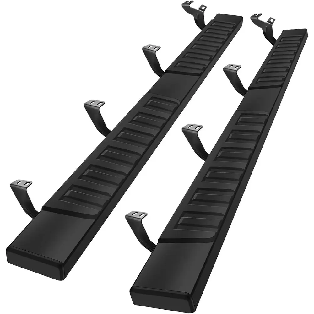 

COMNOVA 6 Inch Running Boards Compatible with 2022-2026 Toyota Tundra Crewmax Cab. Tundra Heavy Duty Carbon Steel Black Nerf Bar