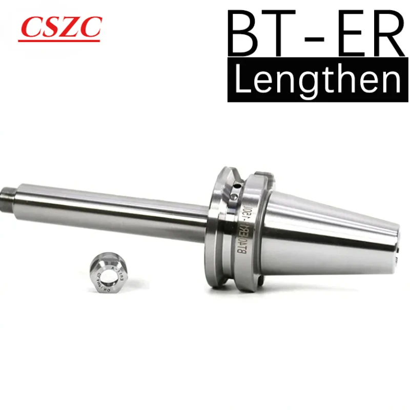 

BT30 BT40 ER11 ER16 ER20 ER32 ER40 lengthening tool handle 150L 200L 250L 300L cnc lathe tool holder and er collet chuck co-used