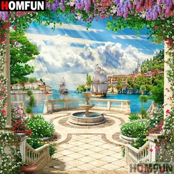 HOMFUN 5d Diamond Painting Full Square/Round 