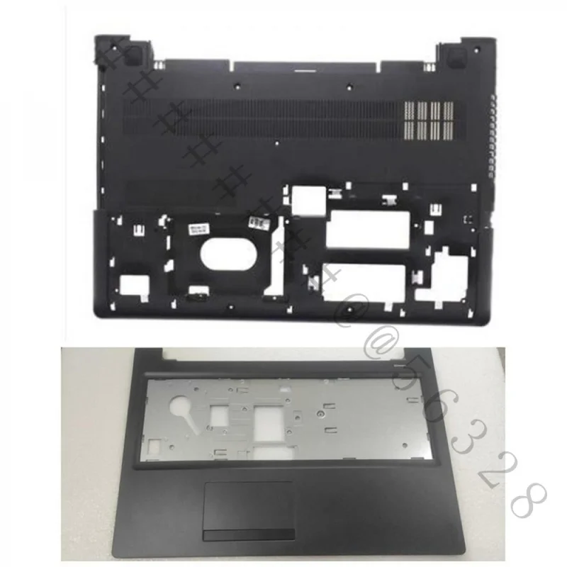 S+Palmrest Upper Case & Bottom Base Cover For Lenovo IdeaPad 300-15ISK 300-15IBR Laptop Housing Replacement Parts