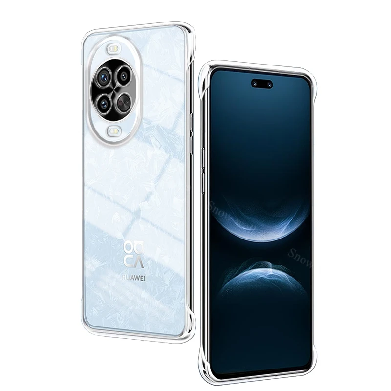 Huawei Nova 14 13 12 Nova14 11 10 9 8 Ultra Pro Lite SE 12S 13i用 フレームレス スリム クリア プラスチック PC ハードケース バックカバー