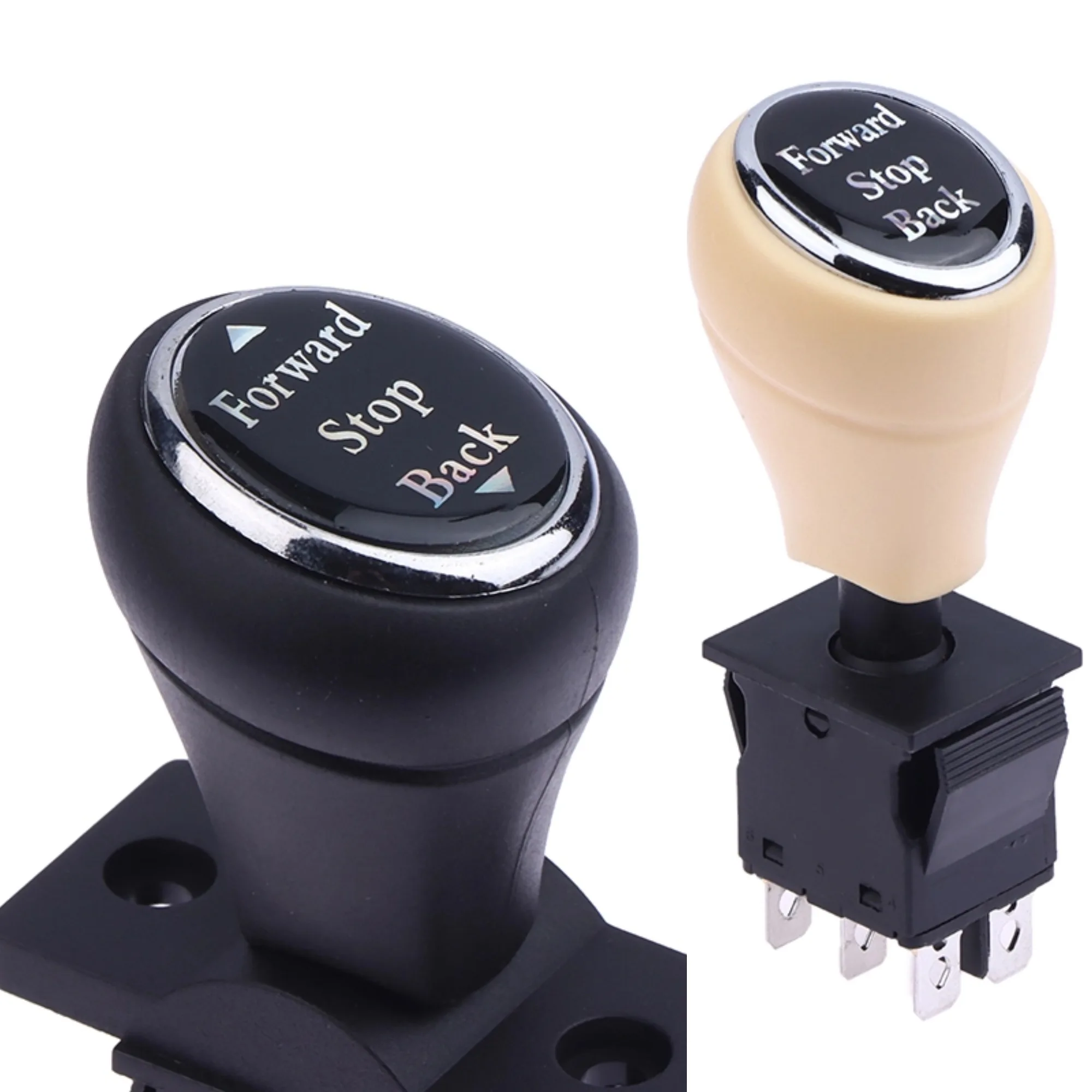 6Pin ON-OFF-ON Kid's Electric Vehicle Baby Carriage Car Toggle Switch Push Handle Forward And Backward Stop Handle Pedal