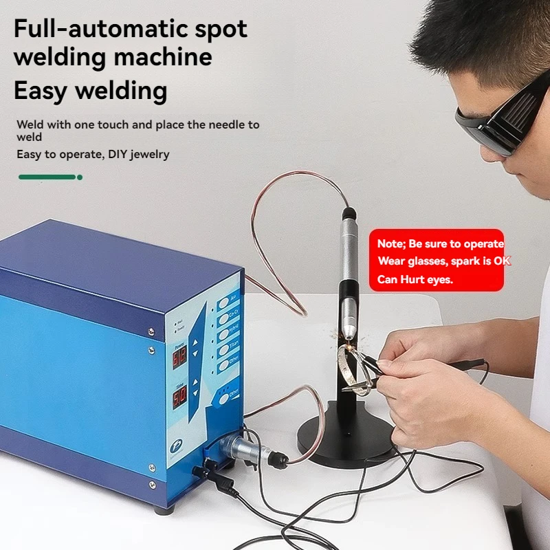 

150A Table Spot Welding Machine Jewelry Gold and Silver Necklace Ring Welding Machine Laser Welding