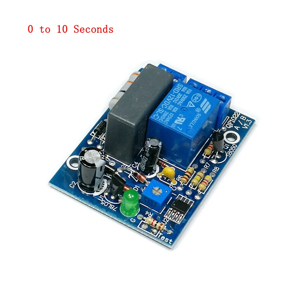 AC 220V Timer Delay Switch Turn On/Off Time Relay Module Isolated Output 0-10Sec 10Min 100Min Time Adjustable Delay Relay