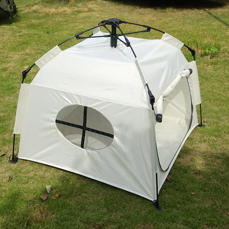 Pet Tent, Outdoor Home, Fully Automatic Folding Cat and Dog Shelter, Rain and Sun Protection, Portable Car Camping Tent