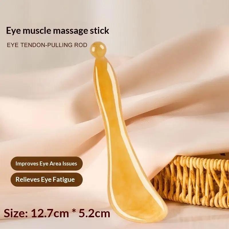Harz-Gesichts-Guasha-Schabebrett, 1/2 Stück, tragbares Hautschabemassagegerät für Reisen, SPA, Hautpflege – Detail 6