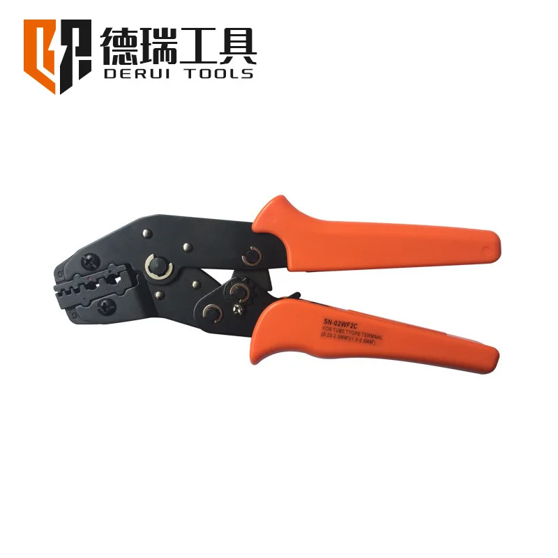 4 шт. инструменты Derui SN-02WF2C Европейский VE трубчатый игольчатый терминал RVSV изолированные обжимные клещи ручные обжимные клещи 4 шт. инструменты Derui SN-02WF2C Европейский VE трубчатый игольчатый терминал RVSV изолированные обжимные клещи ручные обжимные клещи