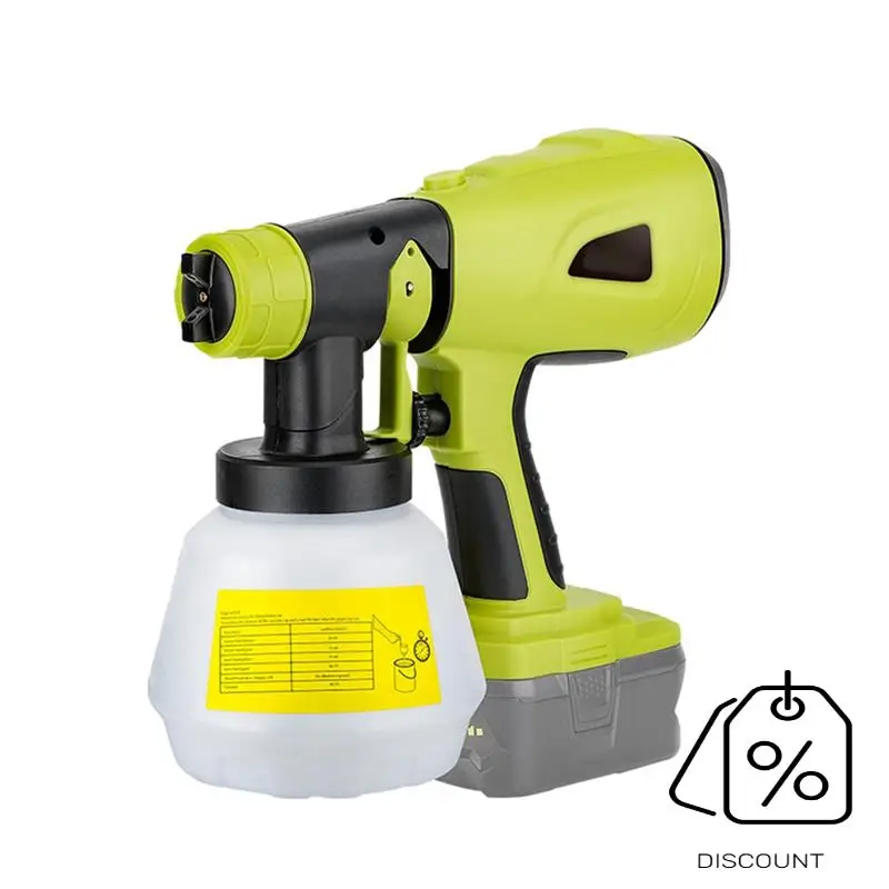 BAAG-pulvérisateur de peinture sans fil pour Ryobi li-batterie pulvérisation de peinture électrique portative pour meubles bricolage travaux accessoires de remplacement