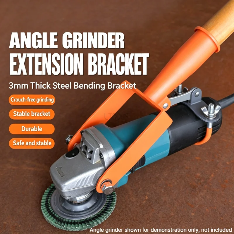 Angle Grinder Extend Bracket Grinder Trimmer Extension Fixed Support Frame Accessory Tiltable Angle Grinder Extension Bracket