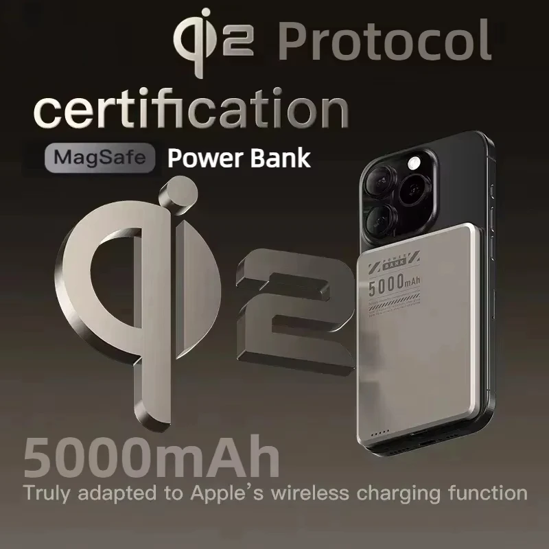 Ultra fino sem fio 5000mah power bank para magsafe pd 20w carregamento rápido de alta capacidade portátil bateria móvel novo