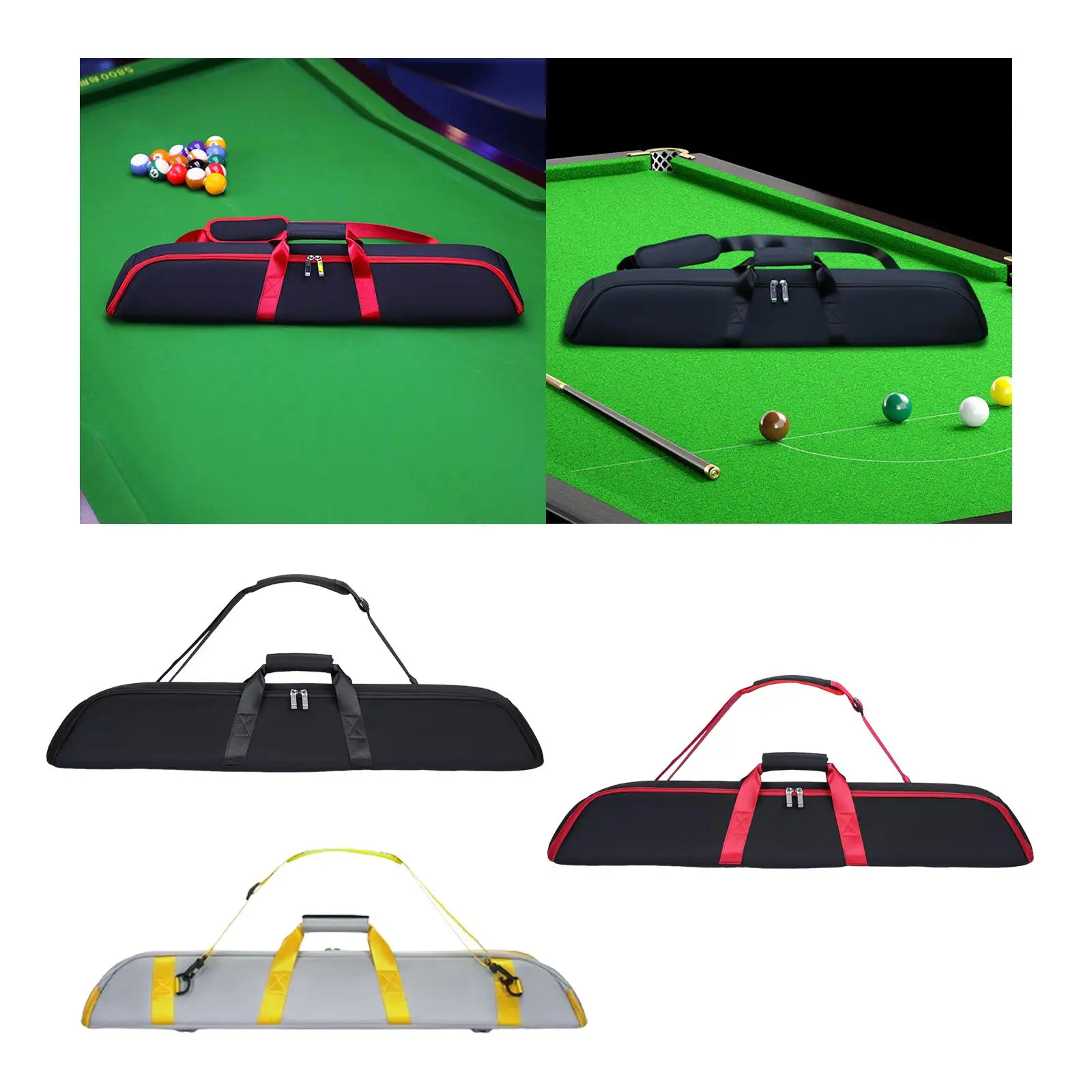 

Oxford Cloth Cue Case Dustproof Billiards Accessories Protector Sturdy Container Pool Cue Bag Lightweight Pool Cue Storage Pouch