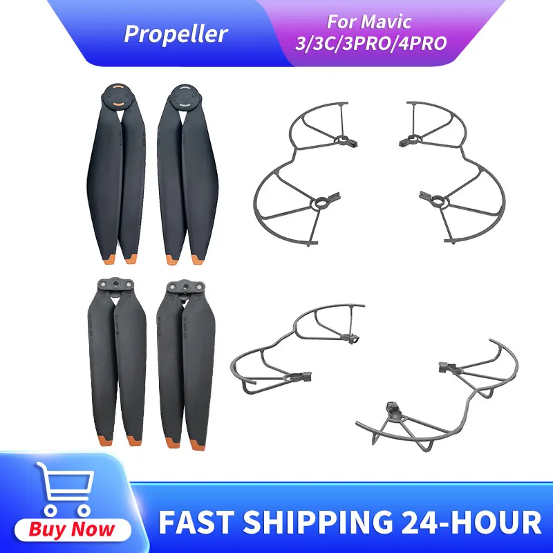 

Foldable Low Noise Wings Protection Cover Quick Release Anti-scratch Blade Guard For Mavic 3/4 Pro Professional Parts
