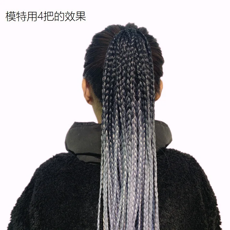 Factory Direct Sale Dreadlocks Small Braids Hair Bands Ponytail Wig Braids Hair Bands Style Dreadlocks Ponytail