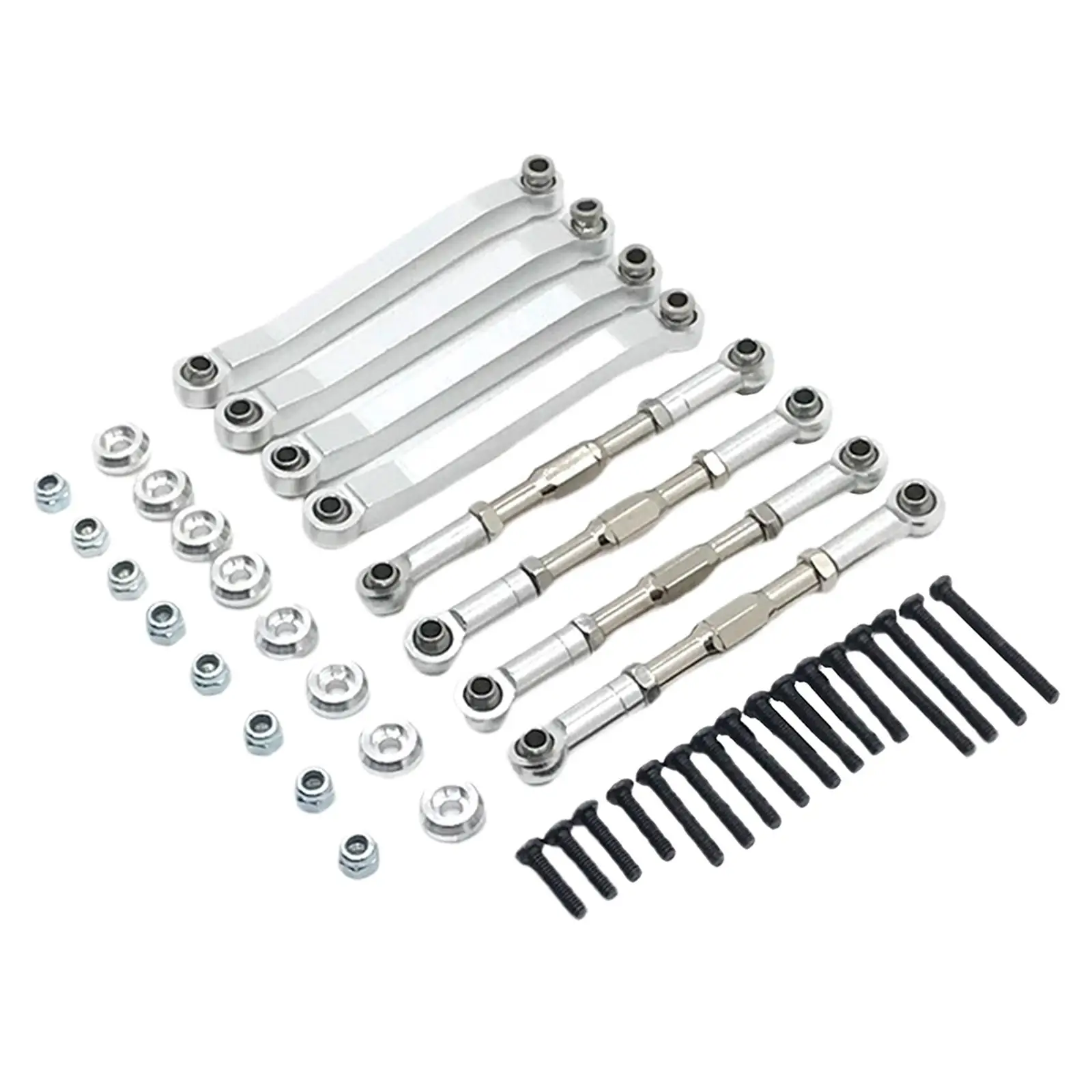 Turnbuckles Steering Pull Rod Arm Tie Rod for MN D90 1/12 RC Car