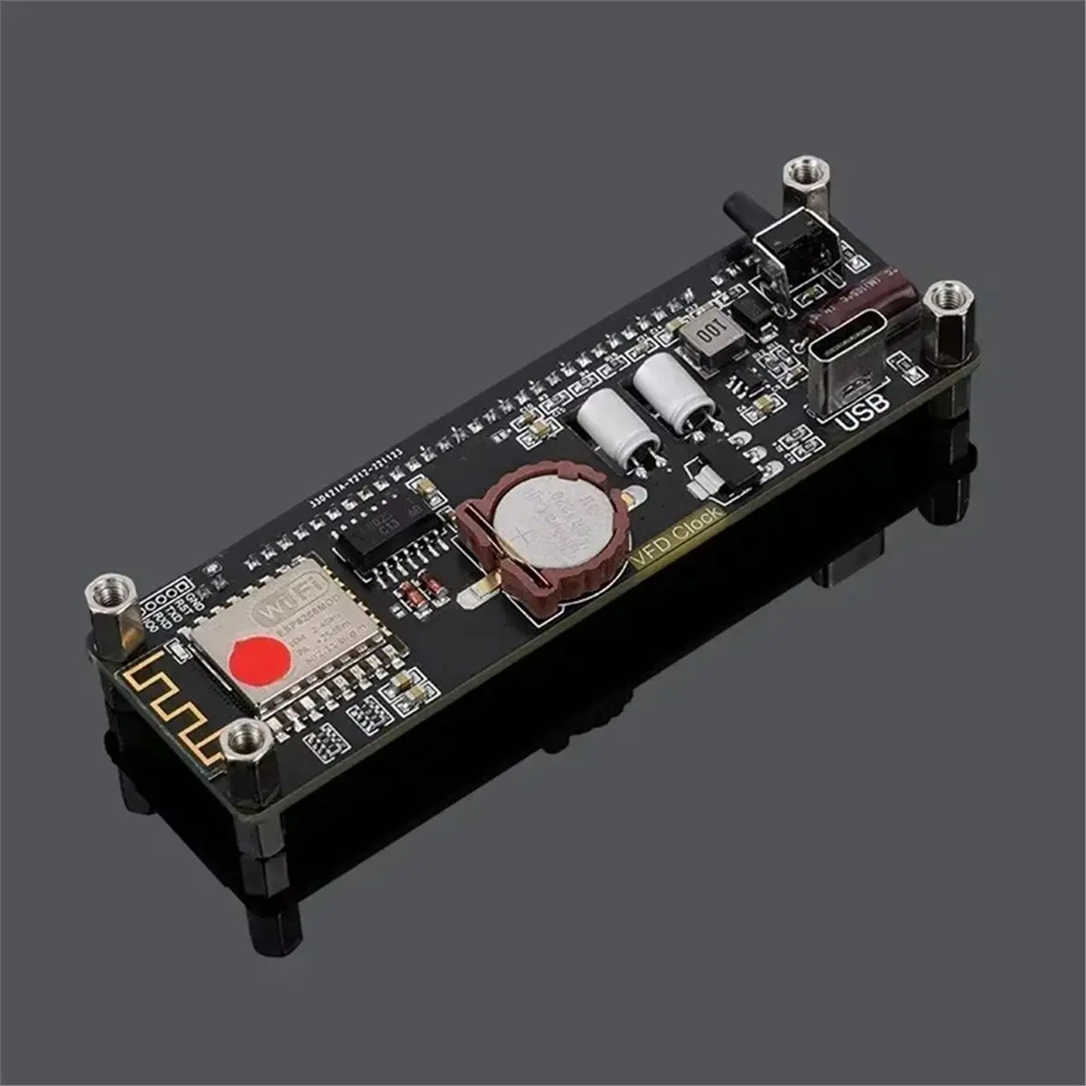New NVARCHER VFD Clock Vacuum Fluorescent Display WIFI Timing Automatic Calibration Gaming Atmosphere Desktop Decoration