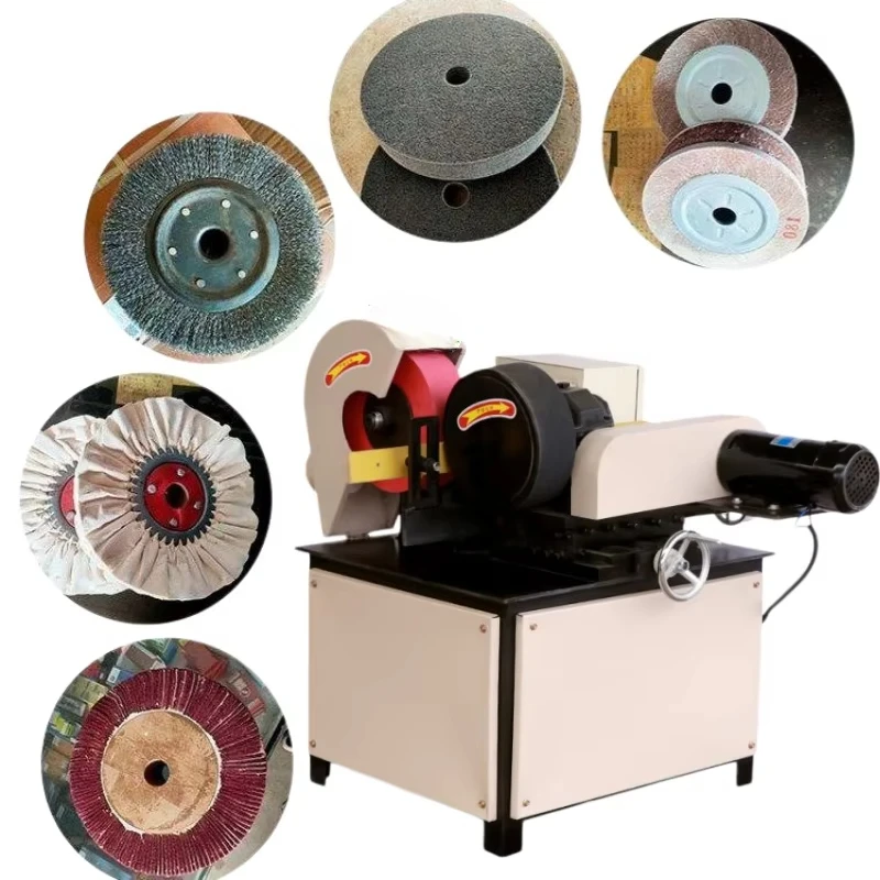 Fully Automatic Tube Polishing & Sanding Machine for Small Rod Rust Removal and Centerless External Brushing