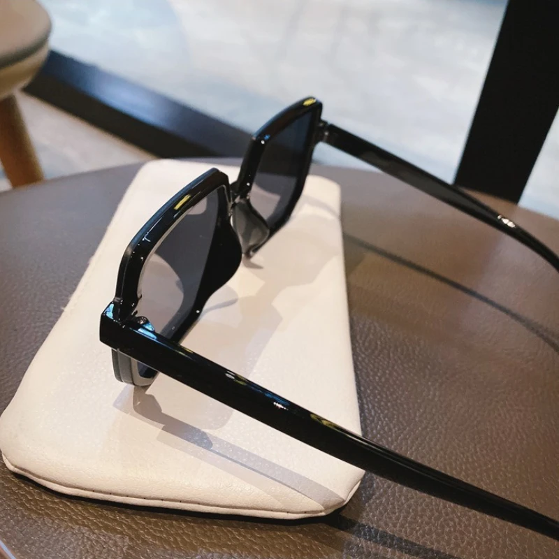 إطار كبير خمر النظارات الشمسية النساء الرجال العلامة التجارية مربع نظارات شمسية ريترو العين نظارات حملق للذكور الإناث مضلع النظارات الشمسية