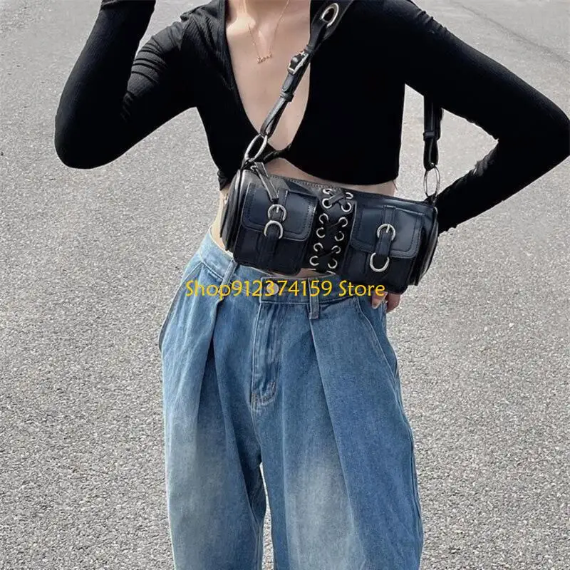 G5AE Modern Shoulder Bag Practical PU Leather Underarm Bags For Fashion Ladies