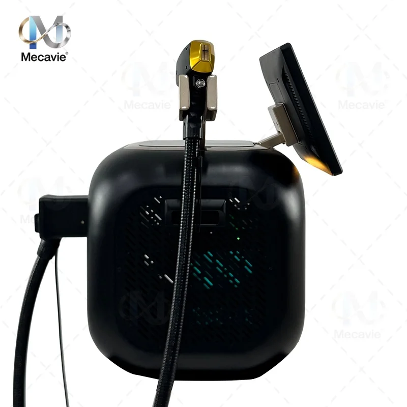 

Новейшая система лазерной эпиляции с диодным лазером мощностью 4000 Вт, черного цвета, с улучшенными 4 длинами волн, для безболезненного удаления волос и охлаждающей насадкой.